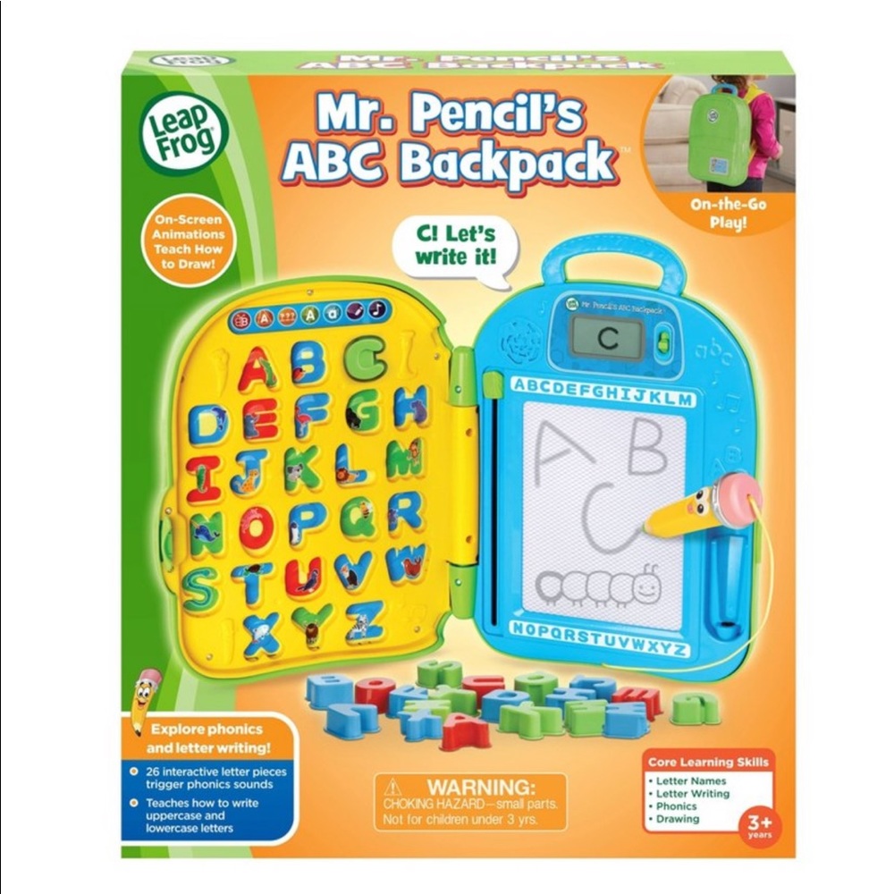 Leap Frog Mr. Pencil's ABC Backpack